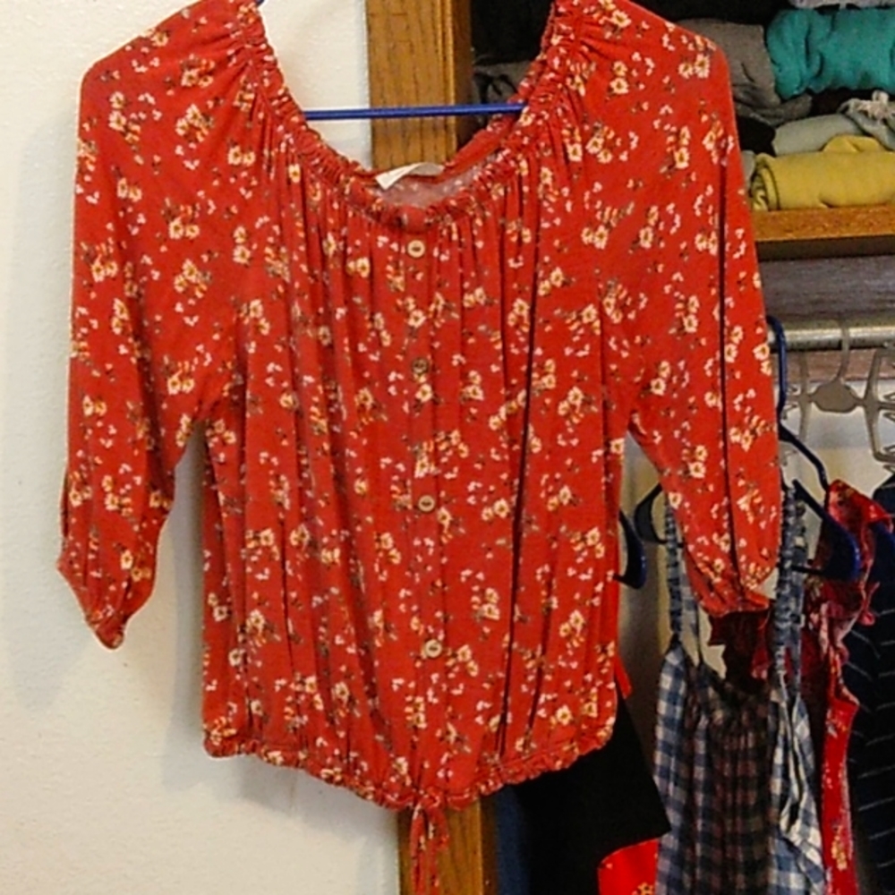 Women's floral blouse